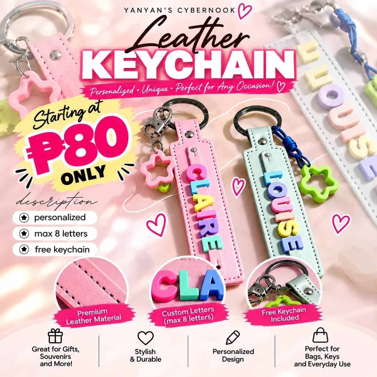 Leather Keychain