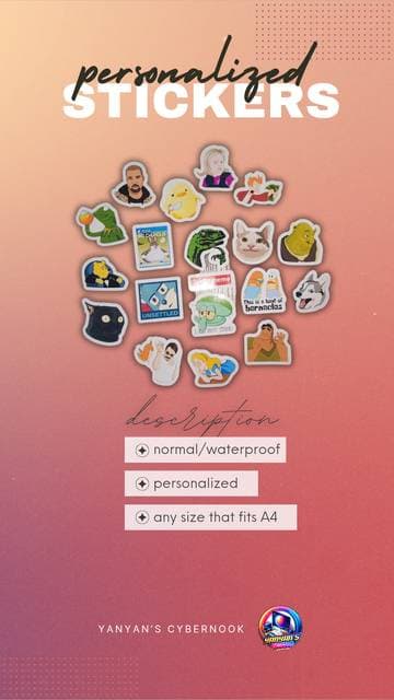 Personalized Stickers